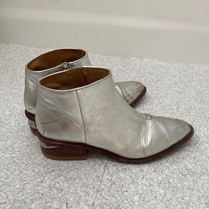 Alexander Wang Metallic Booties